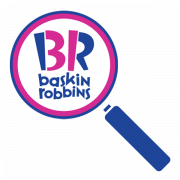 Baskin Robbin transparente