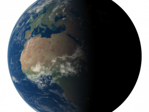 Earth, planet, globe, space view, continents, oceans, rotation, night and day, Earth PNG