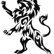 Löwen-Tattoo hochwertiger PNG