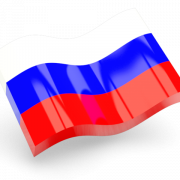 Drapeau de la Russie transparent