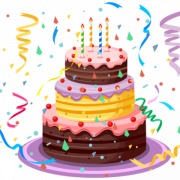 День рождения торт PNG файл