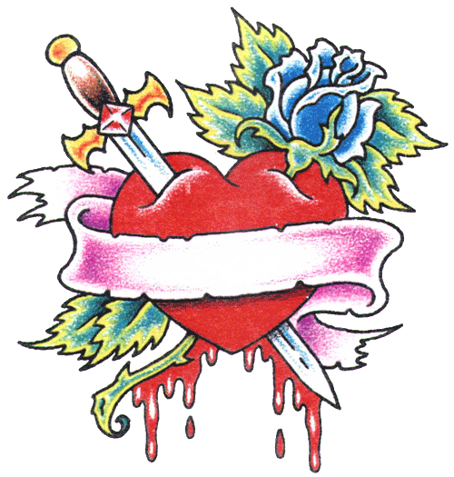 Imagem PNG grátis de tatuagens de coração