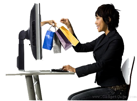 Online -Shopping transparent