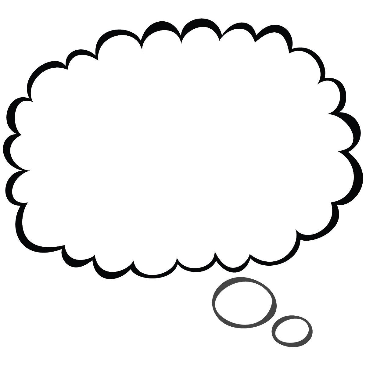 Thought Bubble transparent PNG - StickPNG