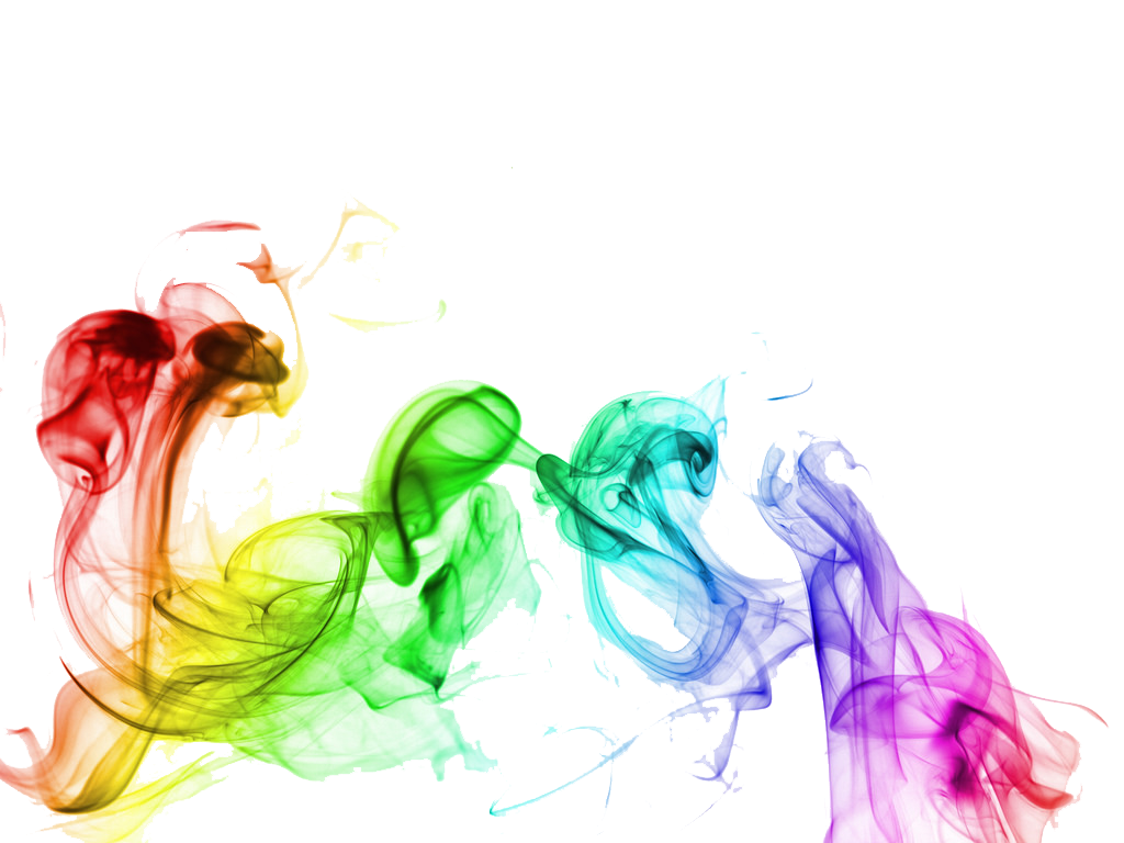 colored smoke transparent background