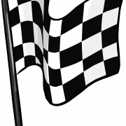 Imagen de PNG gratis de bandera de carreras