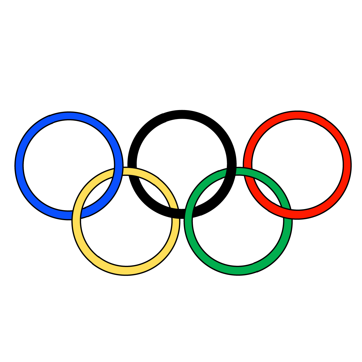 Anneaux olympiques PNG Transparent - PNG All