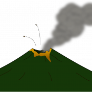Vulkan PNG Bild