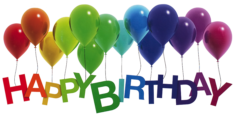 Happy Birthday Balloons Lettering Transparent Png Svg - vrogue.co