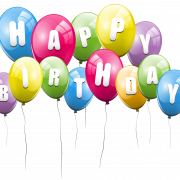 Alles Gute zum Geburtstag Balloons PNG -Datei kostenlos herunterladen