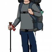 Hiking png clipart