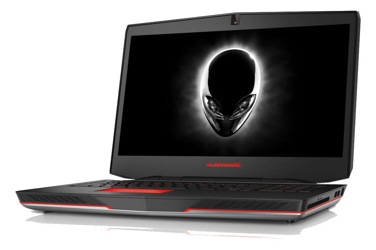 Laptop alienware transparente