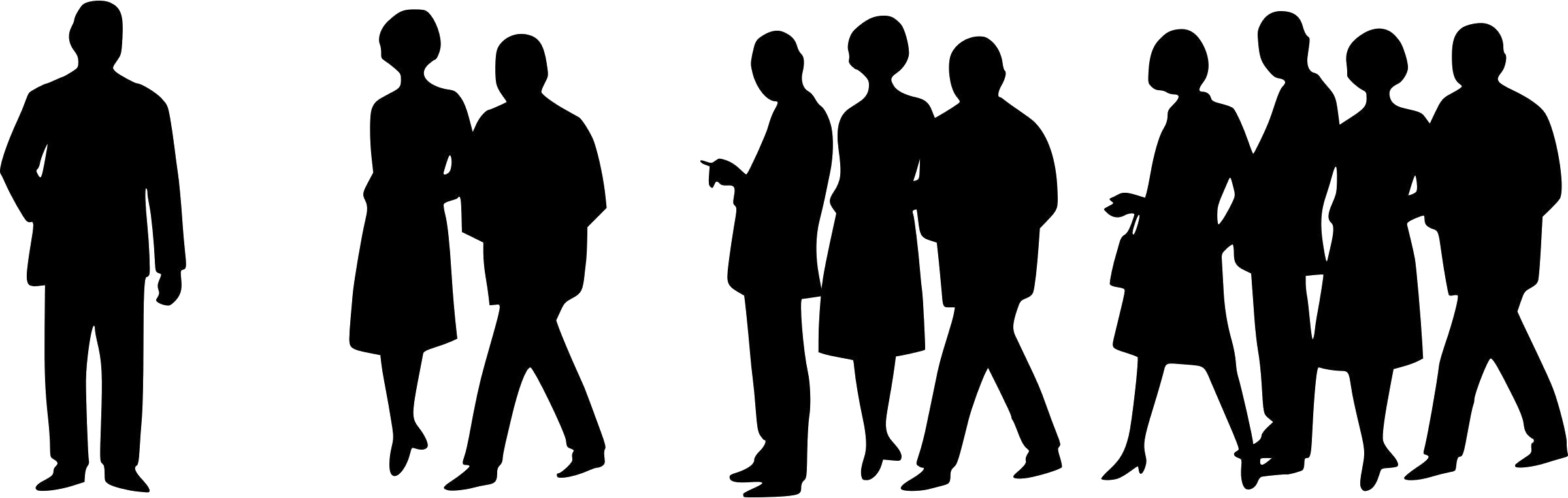 Crowd Silhouette Png Image File Png All Png All