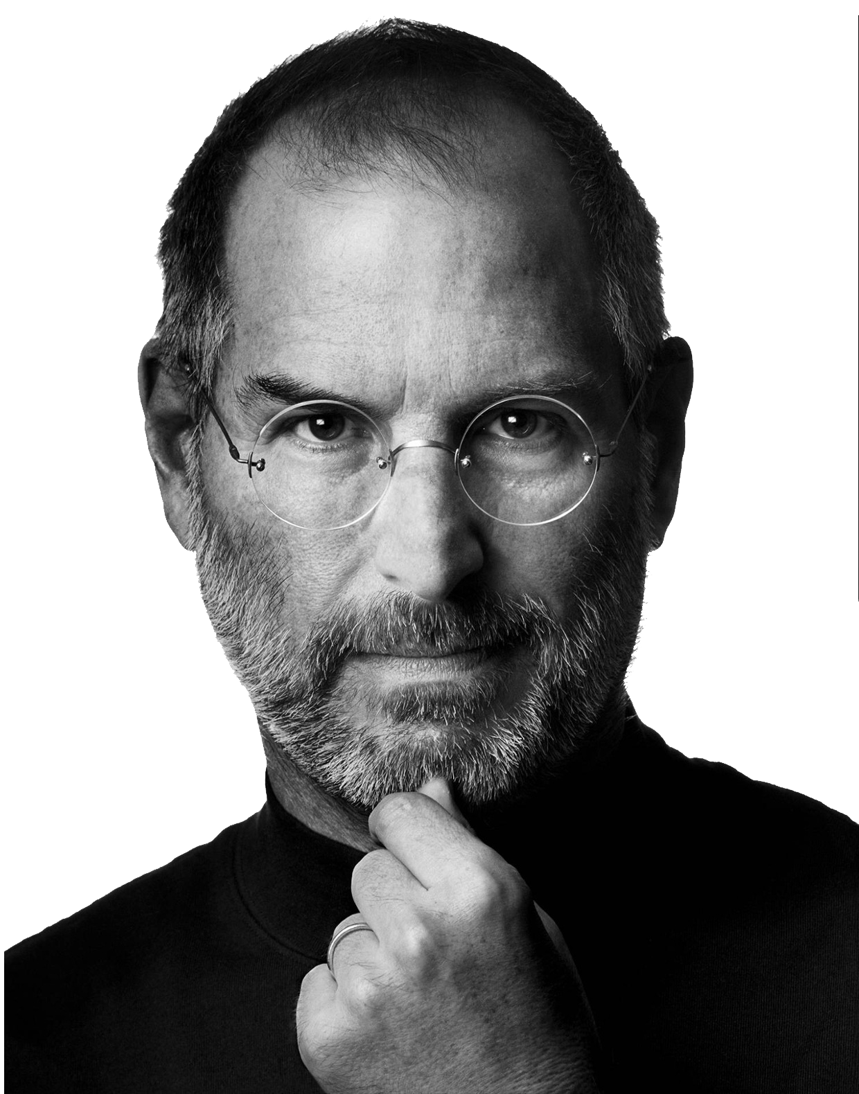 Steve Jobs transparente