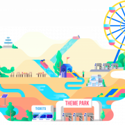 Amusement Park PNG Libreng Pag -download