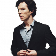 Benedict Cumberbatch Sherlock Holmes Achtergrond PNG -afbeelding
