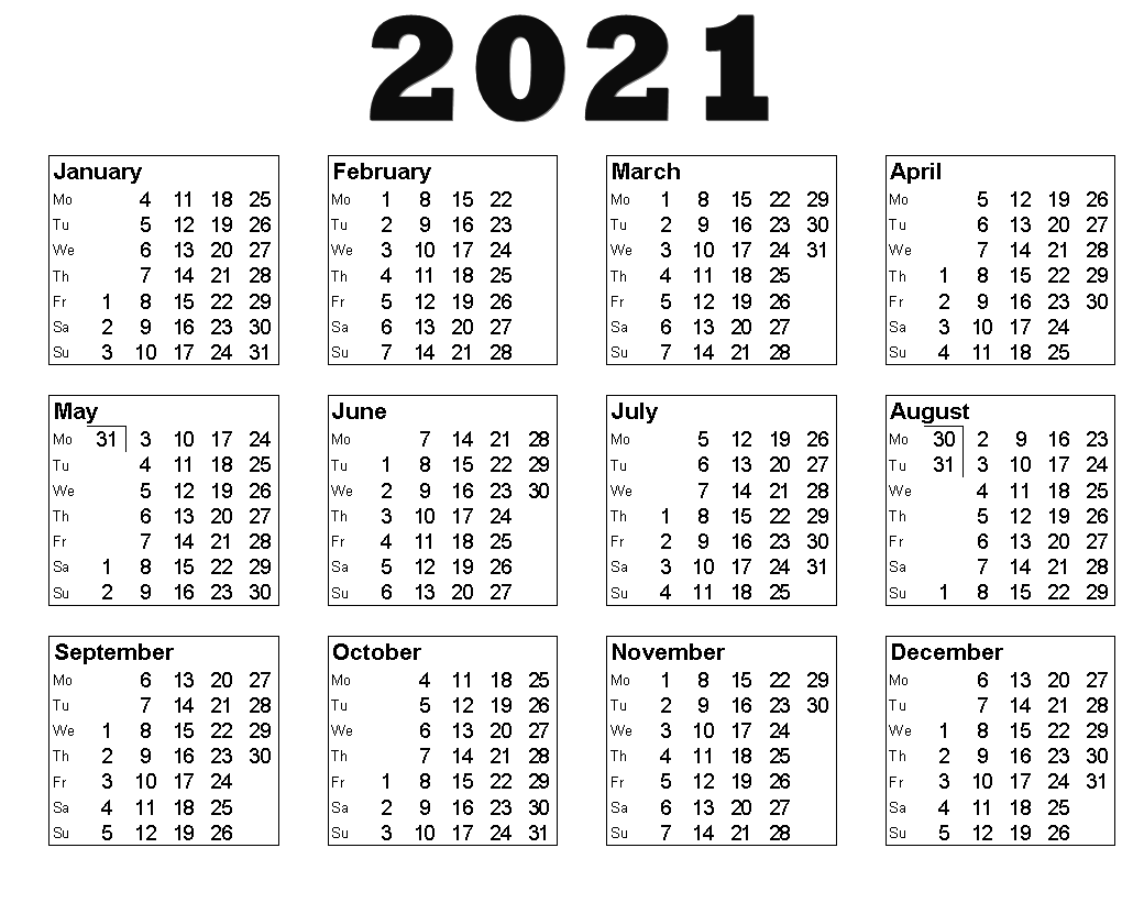 Calendar 2021 Transparent Png All Png All