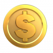 Dollar Gold Coin Png