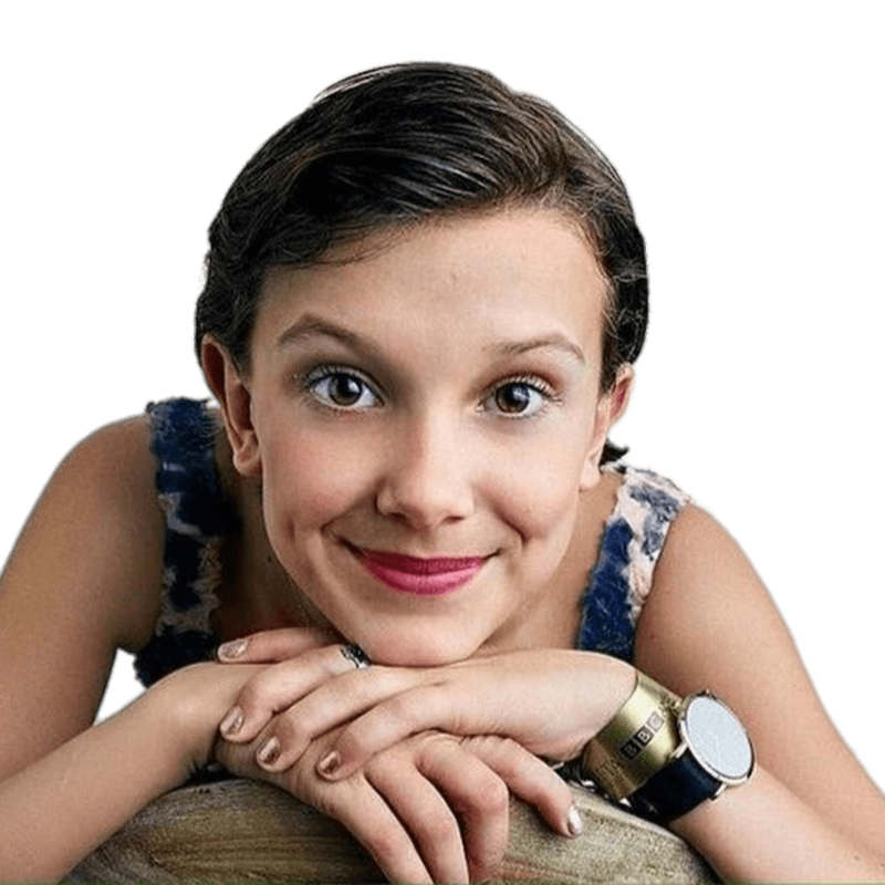 Eleven Stranger Things Millie Bobby Brown PNG All