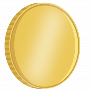 CLIPART vazio de moeda de ouro