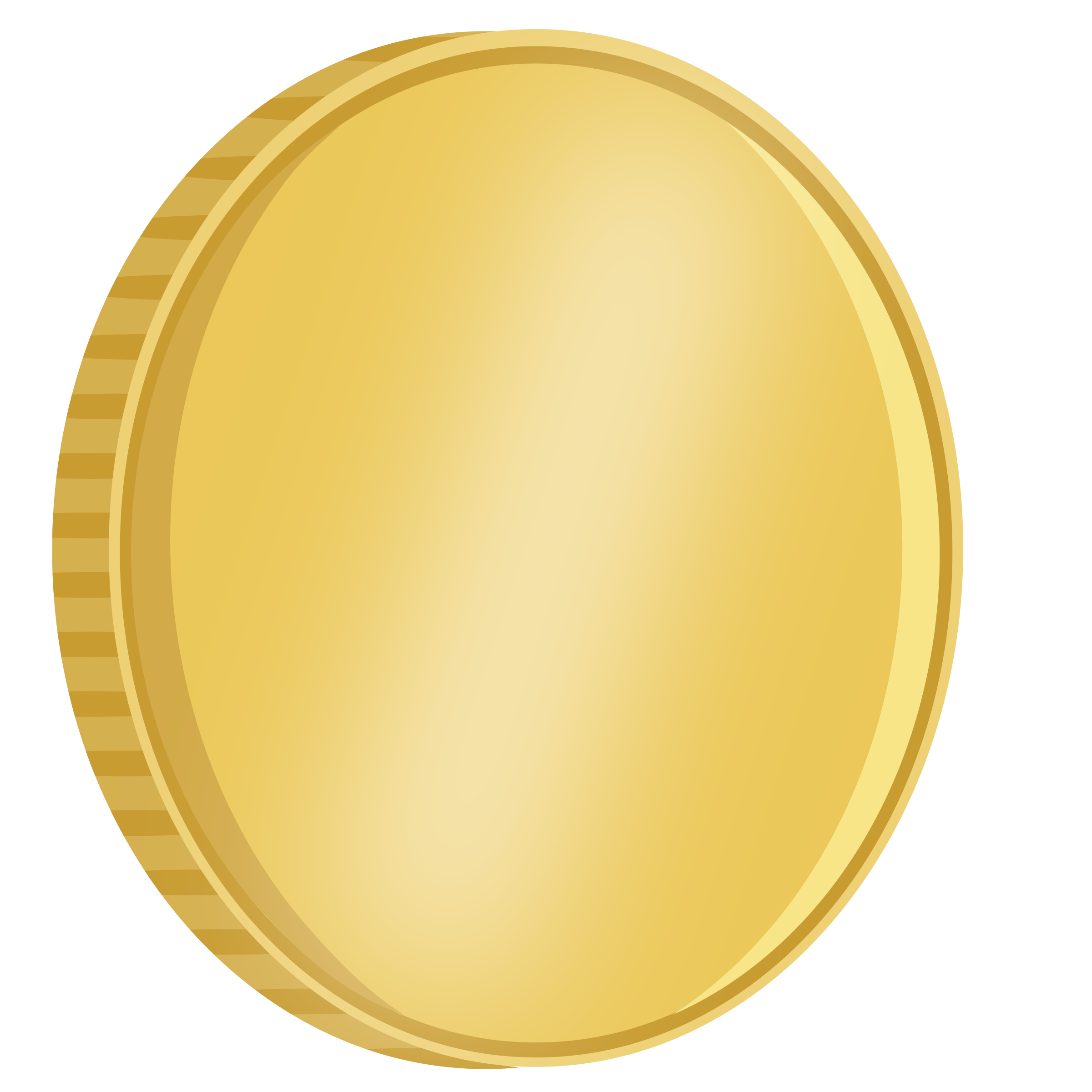 CLIPART vazio de moeda de ouro