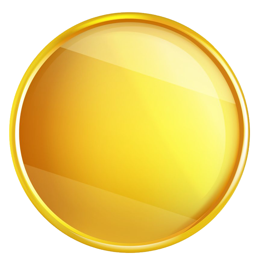 Empty Gold Coin - PNG All
