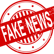 Sello de noticias falsas transparentes