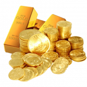 Arquivo png de moeda de ouro
