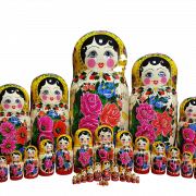 Matryoshka Doll PNG -afbeelding