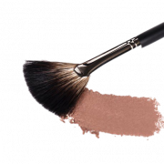 Fichier PNG de la brosse de maquillage rose