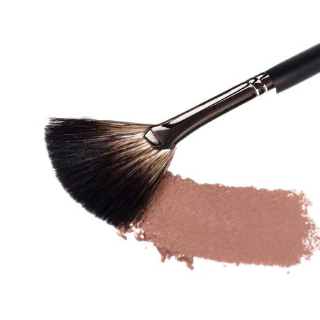 Fichier PNG de la brosse de maquillage rose