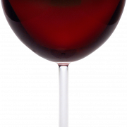 Verre de vin rouge transparent