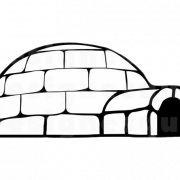 Снежный дом PNG Бесплатное изображение