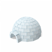 Snow House PNG HD -afbeelding