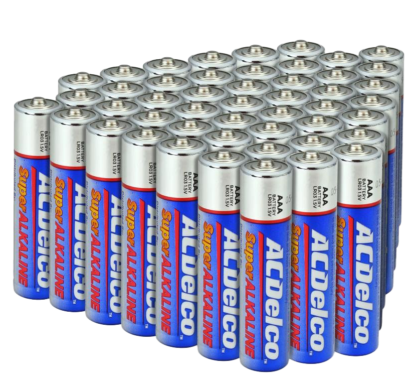 Batterie AAA transparente
