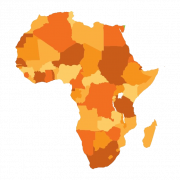 Afrika -Karte PNG -Datei