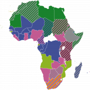 Afrika Karte PNG kostenloses Bild