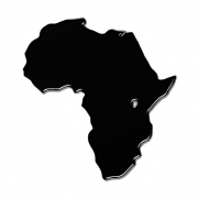 Afrika Karte PNG HD -Bild