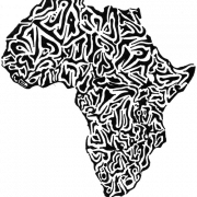 Afrika haritası png fotoğrafı