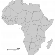 Afrika haritası şeffaf