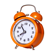 Transparent ng alarm clock