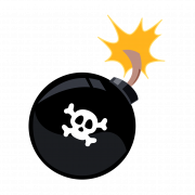 Анимационная бомба PNG бесплатное изображение