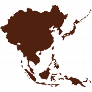 Archivo PNG del mapa de Asia