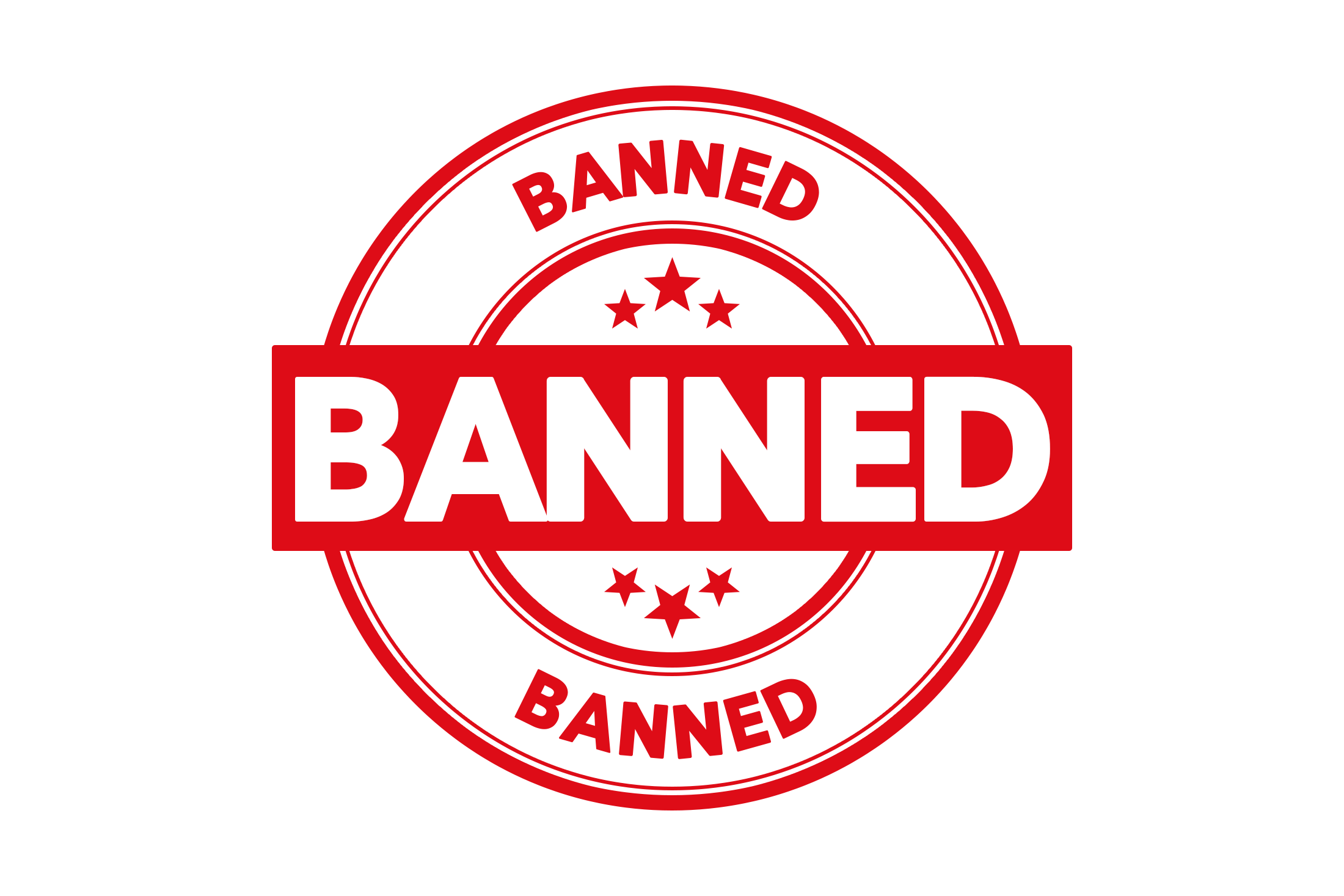 Banned Clothing Co. — Banned Logo Tee (Pre-Order)