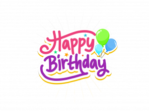 Birthday Decoration PNG File