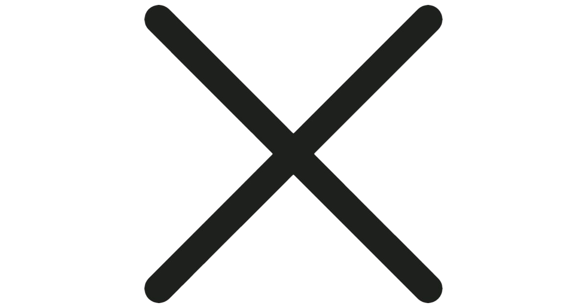 Black X Letter - PNG All