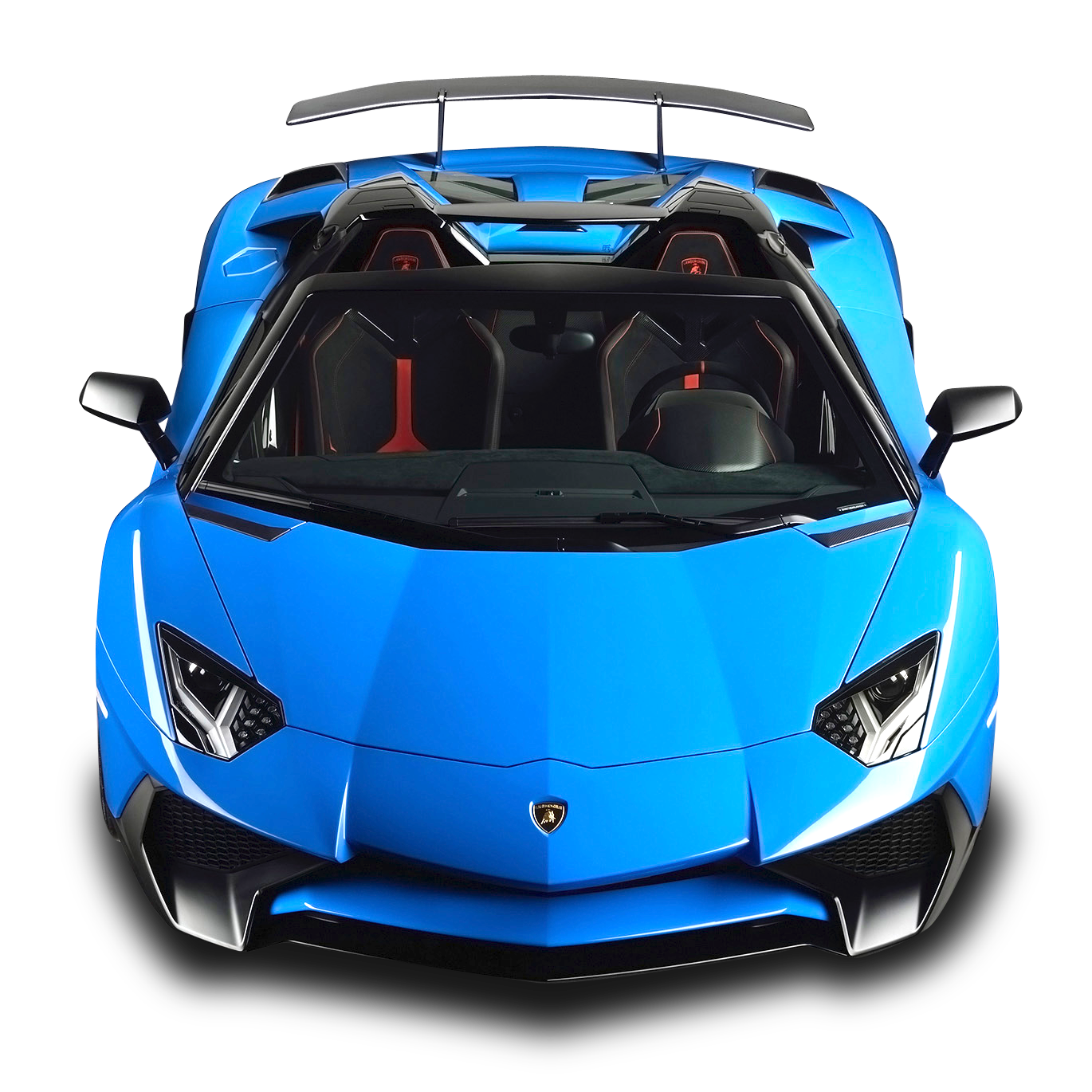 Blue Lamborghini Aventador Transparent - PNG All