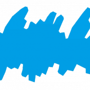 PNG de garabato azul