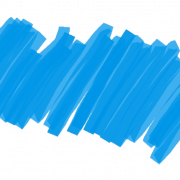 Image PNG de gribouillage bleu