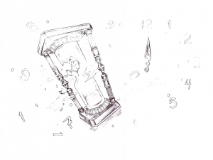 Broken Hourglass PNG HD Image